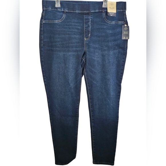 St John's Bay Pull on Mid-Rise Skinny Fit Jegging Jeans Sz-18 - Picture 5 of 9